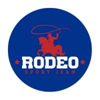 Logotipo de rodeo sport jeans